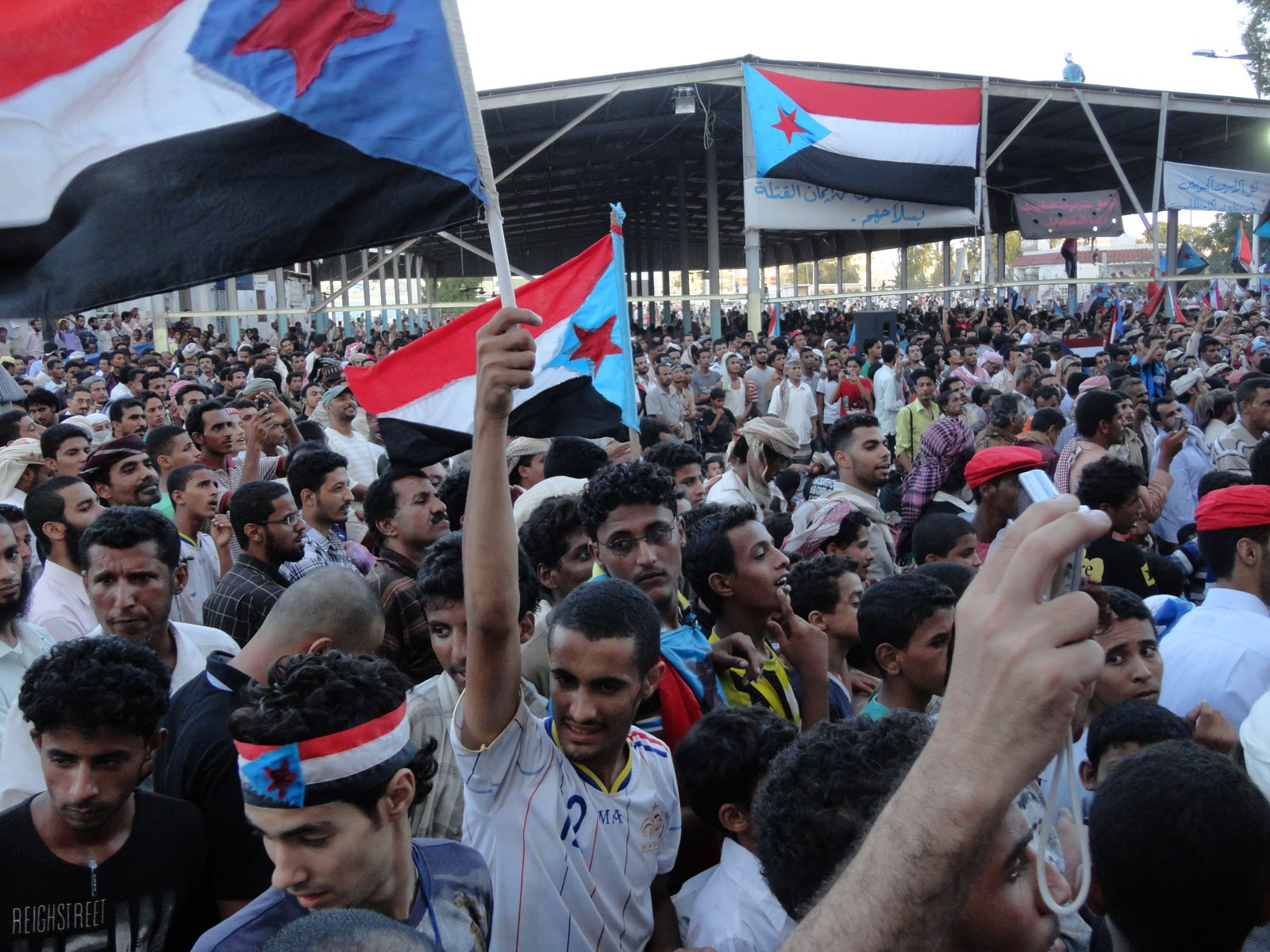 Protest during the Arab Spring in 2011