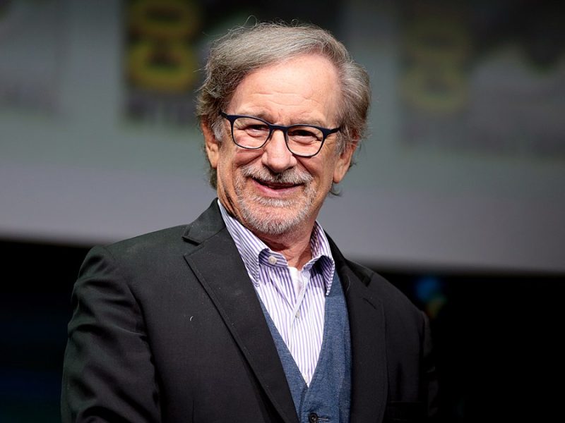 An image of Steven Spielberg smiling.