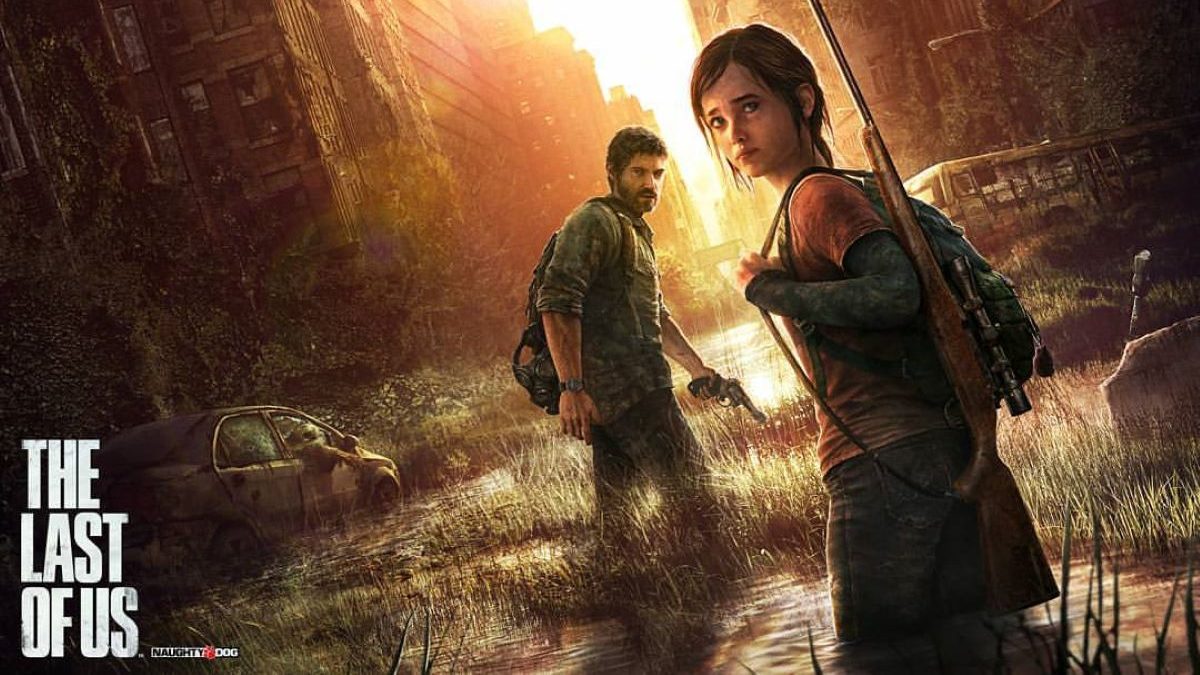 An image of Joel and Ellie from the video game, The Last of Us.