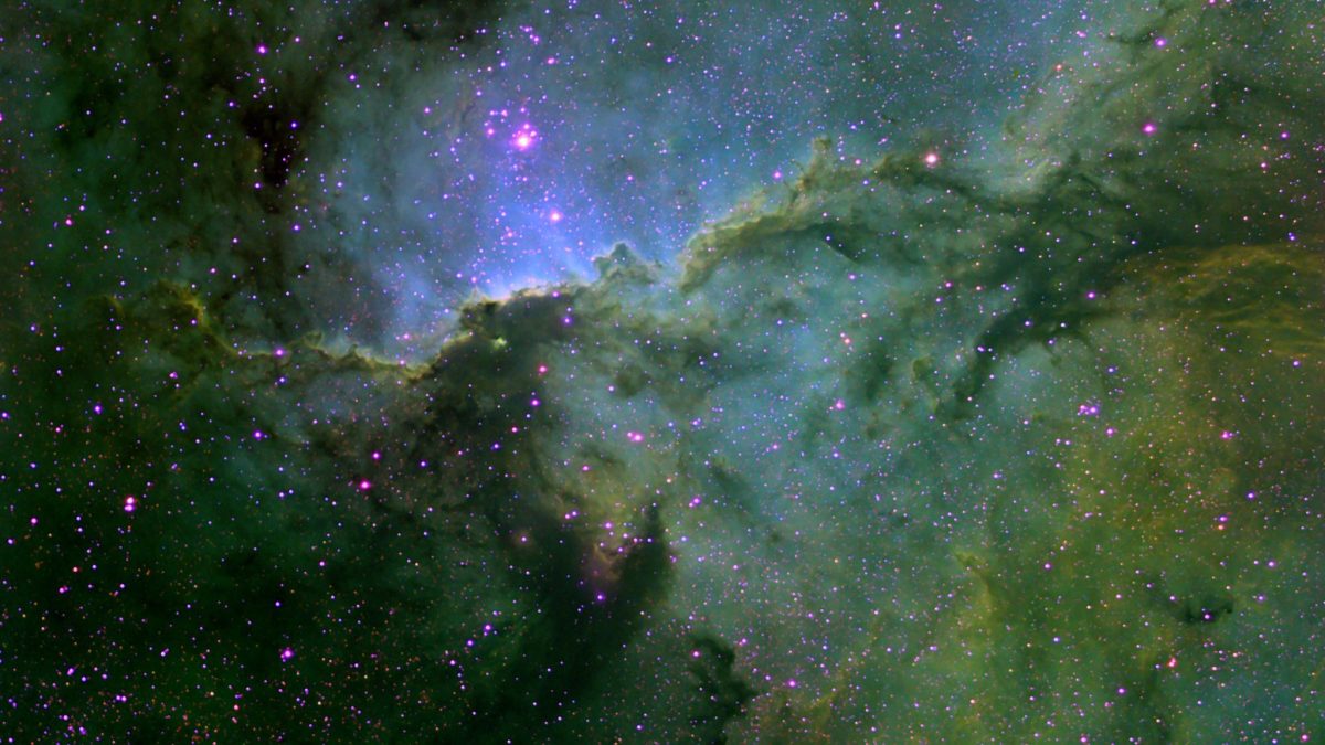 Photo of a nebula