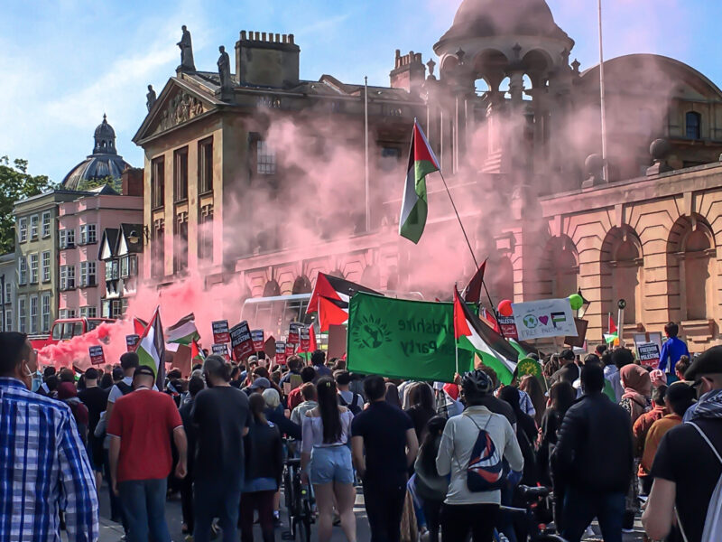 Picture of Palestine protest in Oxford
