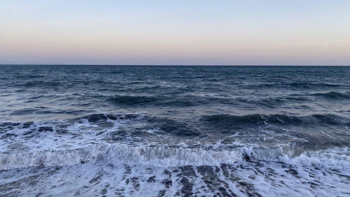An image of the ocean off the coast of Spain, taken by Juliana on her year abroad.