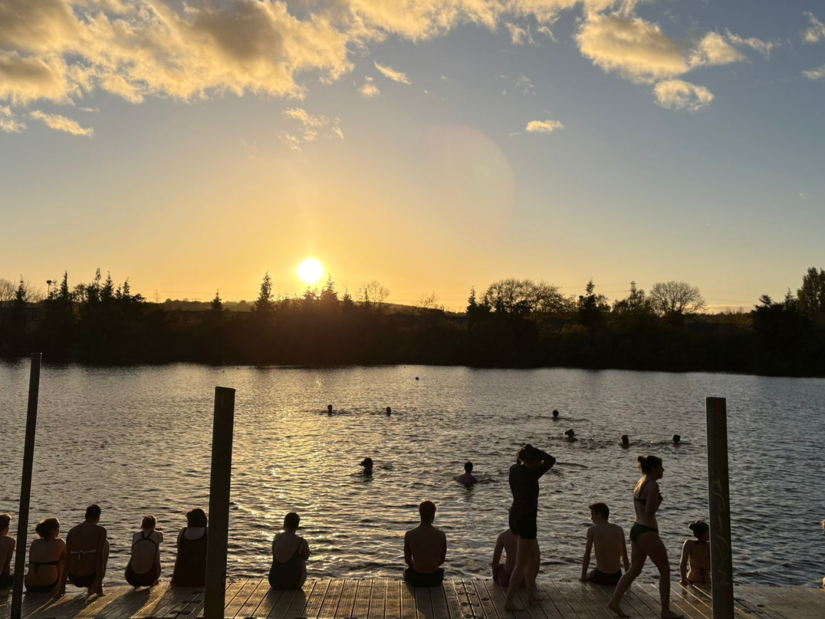 A sunset swim at Port Meadow with Oxford Wild Swimming Society