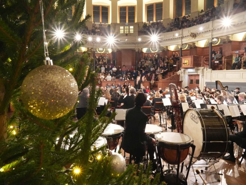 Orchestra in Sheldonian Theatre