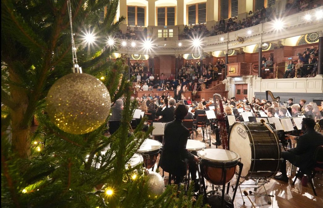 Orchestra in Sheldonian Theatre