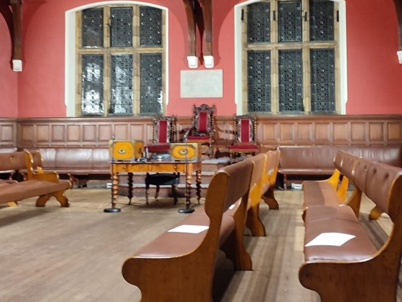 The Oxford Union chamber.