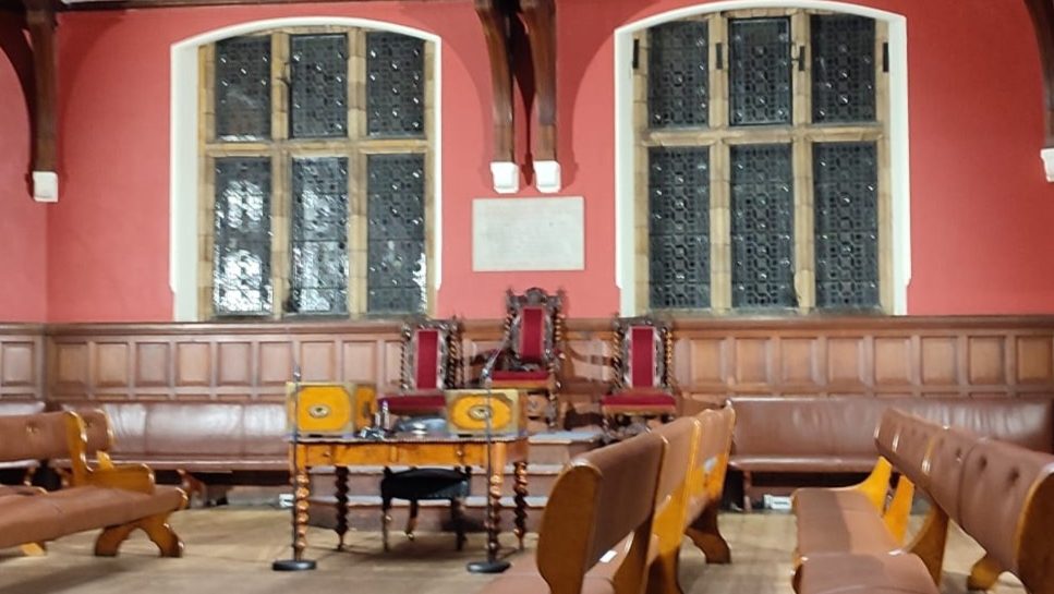 The Oxford Union chamber.