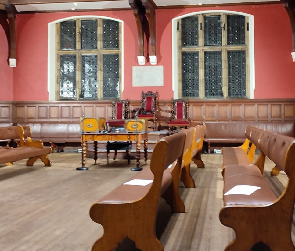 The Oxford Union chamber.