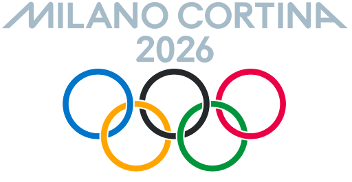 Logo for the 2026 Winter Olympics in Milan, Italy.