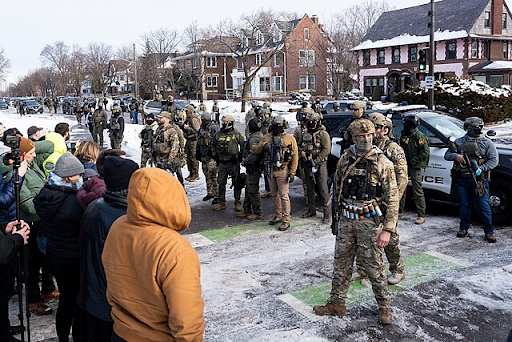 ICE troops in Minneapolis.
