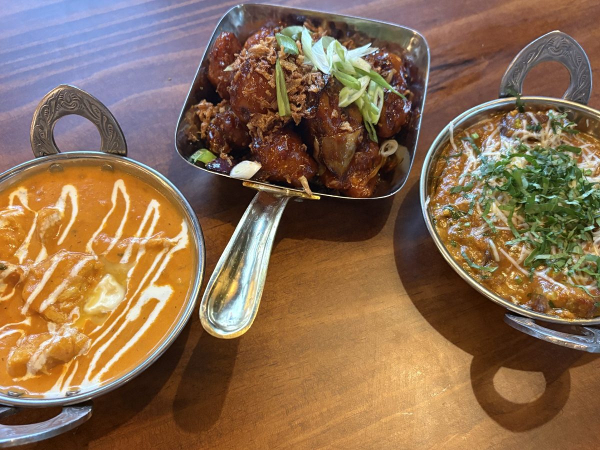 An image featuring various different dishes available at namaste village.