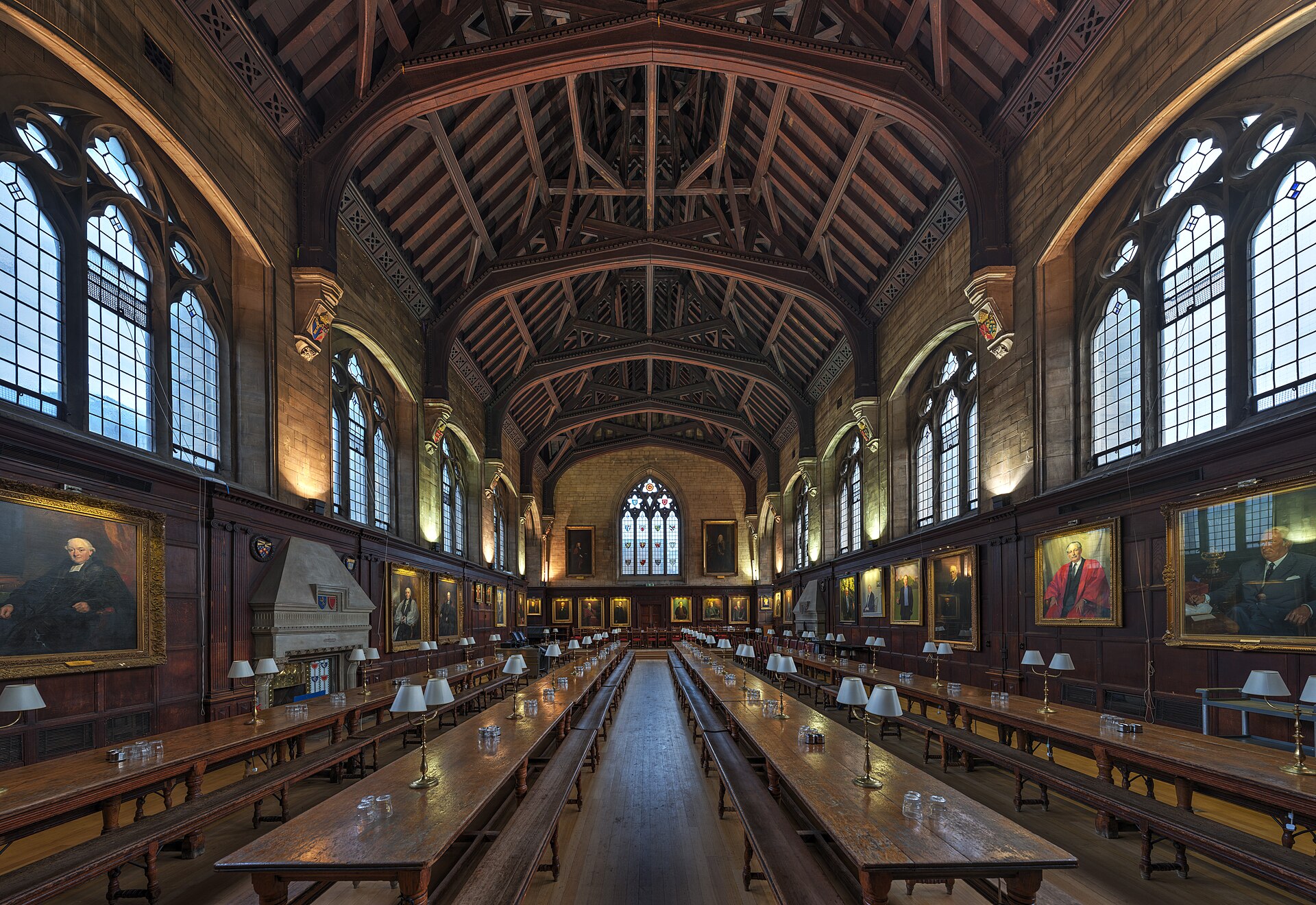 The Dining Hall of Balliol College, Oxford University, United Kingdom