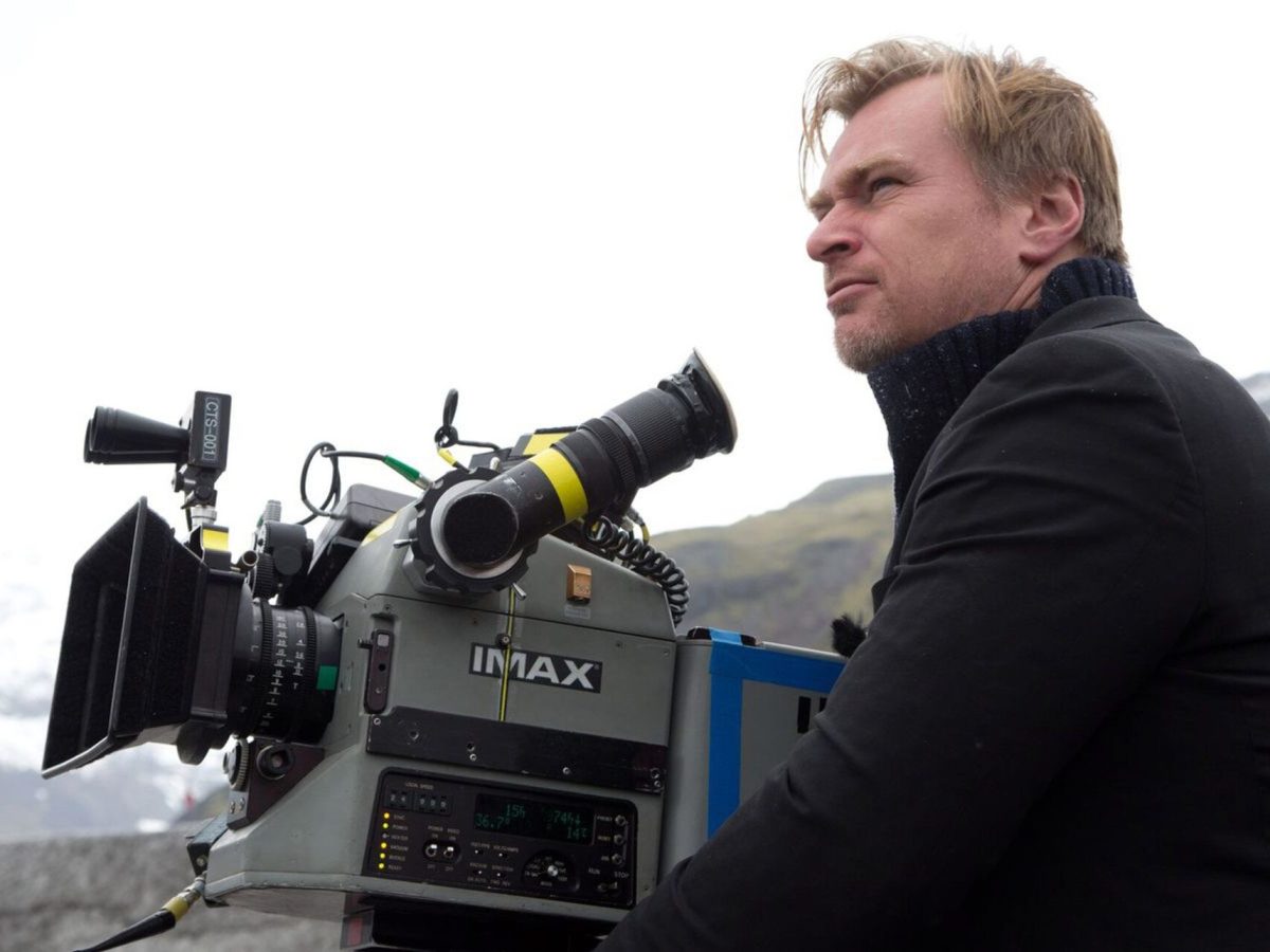 Christopher Nolan filming Dunkirk