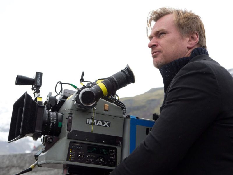 Christopher Nolan filming Dunkirk