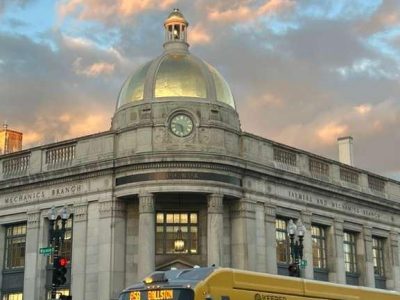 An image of the Farmers and Mechanics Branch of the PNC Bank in Georgetown, Washington DC