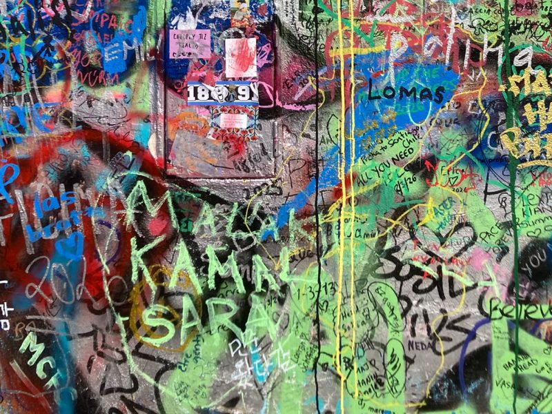 Graffiti on a wall