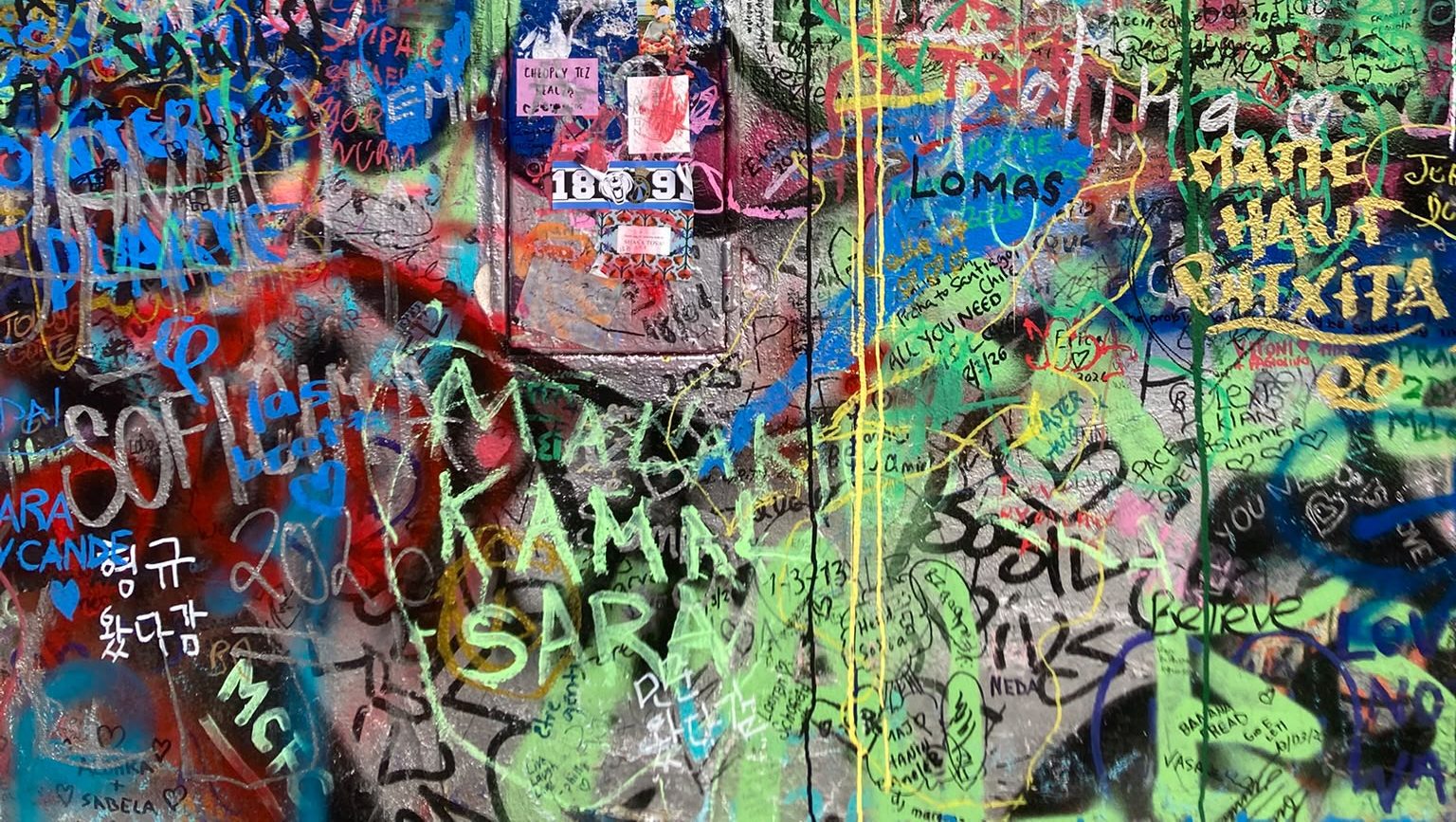 Graffiti on a wall