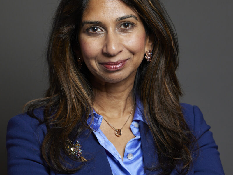 Official Portrait of Suella Braverman MP.