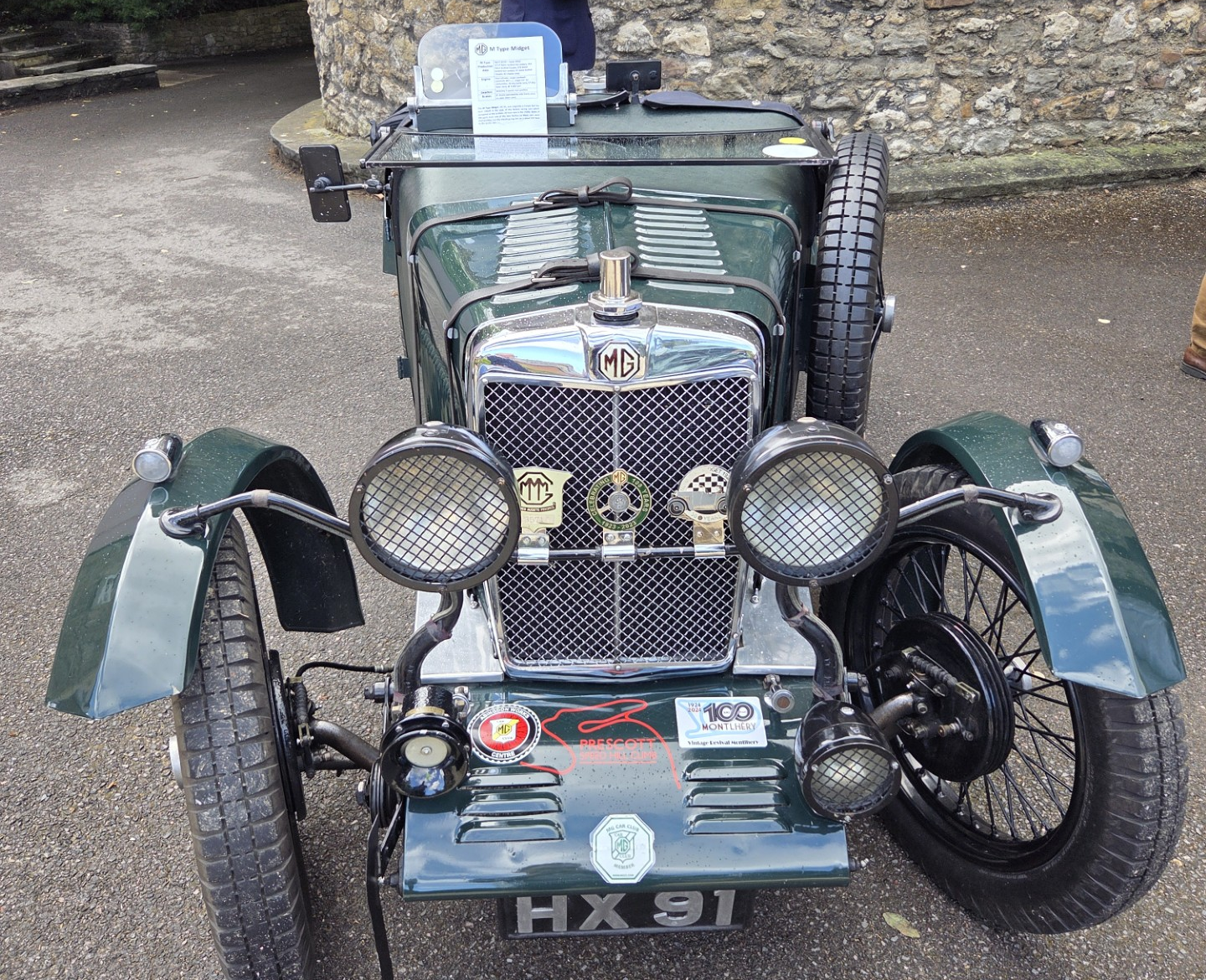 A closeup shot of the 'Magic Midget.'