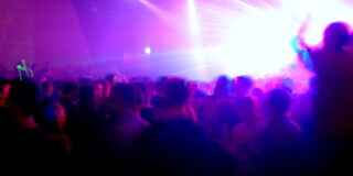 People dancing in a nightclub