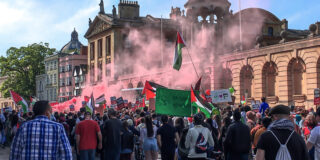 Picture of Palestine protest in Oxford