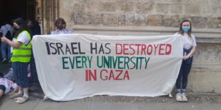 Picture of protest for Palestine