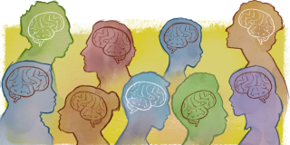 The regular image used for the 'Not Just a Stereotype' column, featuring a range of people to represent neurodiversity.