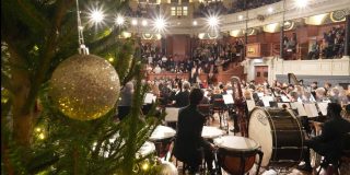 Orchestra in Sheldonian Theatre