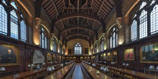 The Dining Hall of Balliol College, Oxford University, United Kingdom
