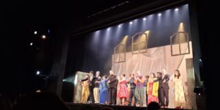 Picture of cast of Oxford Opera's Marriage of Figaro at the Oxford Playhouse